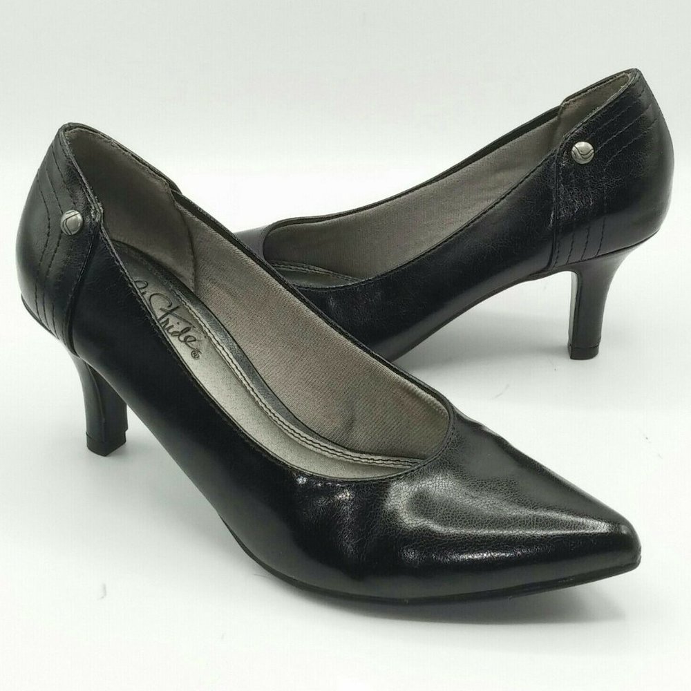 👠Life Stride Flex Women 5.5 Pumps Pointy Toe Heel